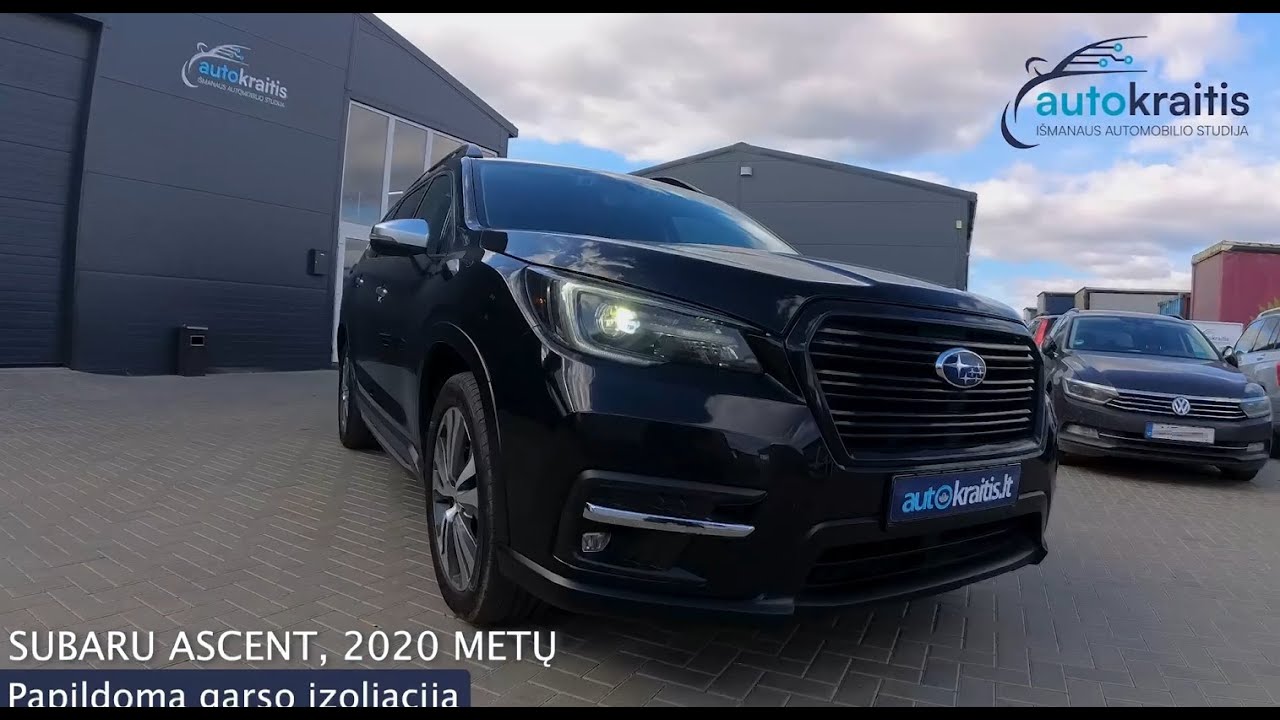 Subaru Ascent, 2020 metų. Papildoma garso izoliacija | Autokraitis.lt