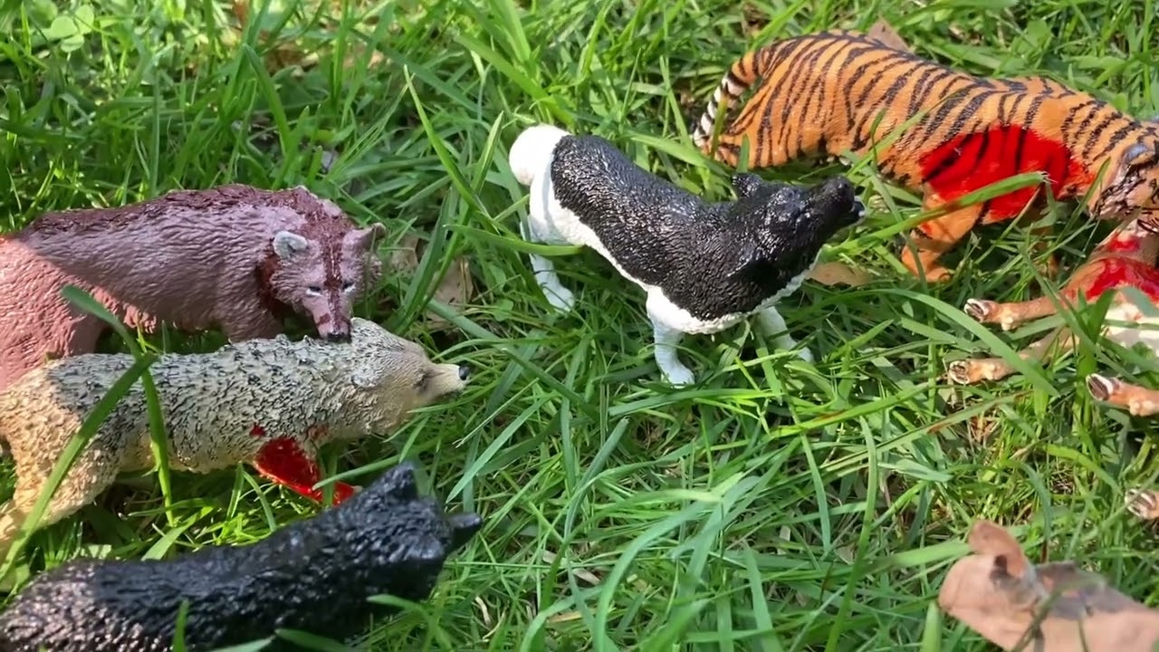 The Crescent Moon Pack~S2 Ep 1~Schleich wolf/dog series