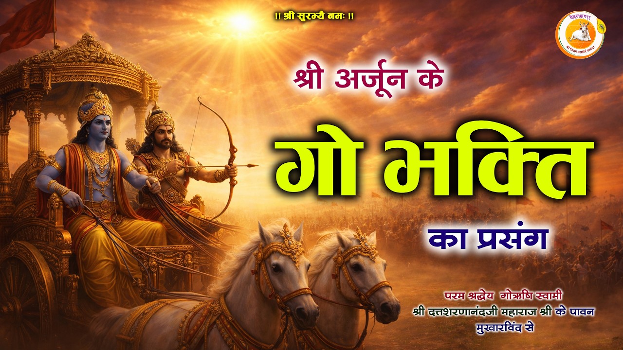 श्री अर्जुन के गोभक्ति का प्रसंग | पथमेड़ा महाराजश्री 🔥 Shree Godham Mahateerth Pathmeda