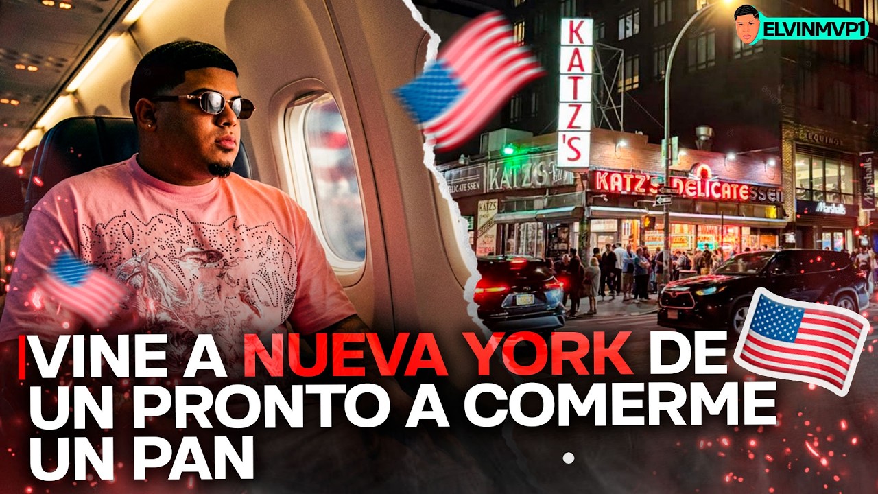 DESDE REPÚBLICA DOMINICANA A NUEVA YORK SOLO A COMER PAN 🥐 ¿valió la pena? 😳 ELVINMVP VLOGS 📺