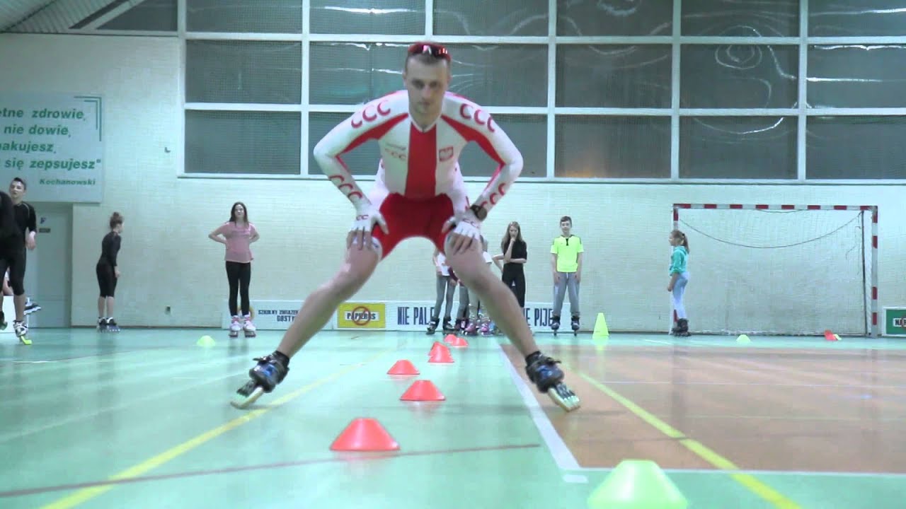 ROLKI - jazda szybka na rolkach - 2 trening U.K.S. 