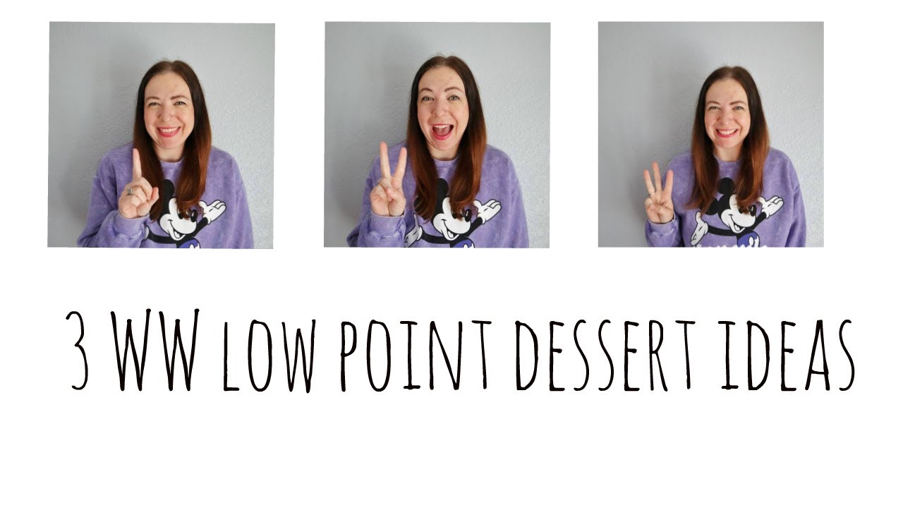 3 low point EASY weight watcher dessert ideas!!