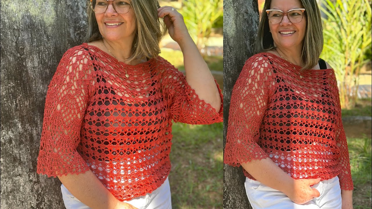 BLUSA DE CROCHE ANGELA