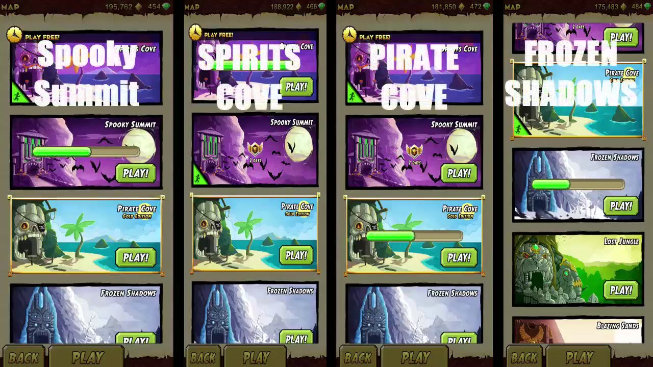Temple Run 2 All 8 Maps Fast Gameplay