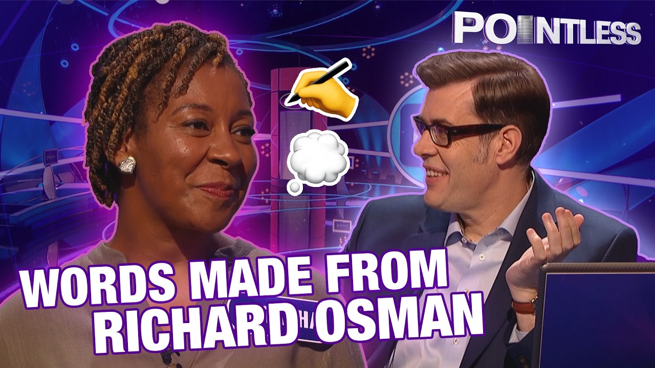 What Obscure Words Can Be Made Out of ‘Richard Osman’ Name? | Pointless