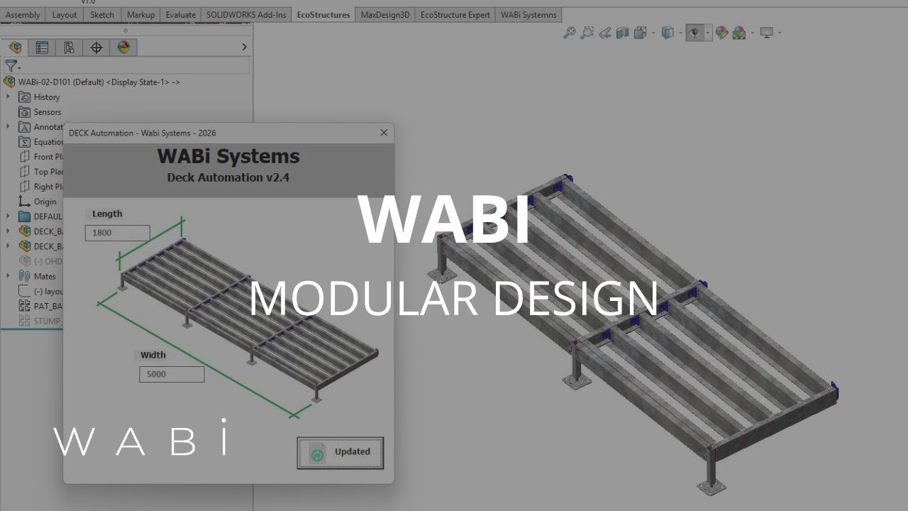 Parametric Subfloor Engineering in SolidWorks | WABi Systems