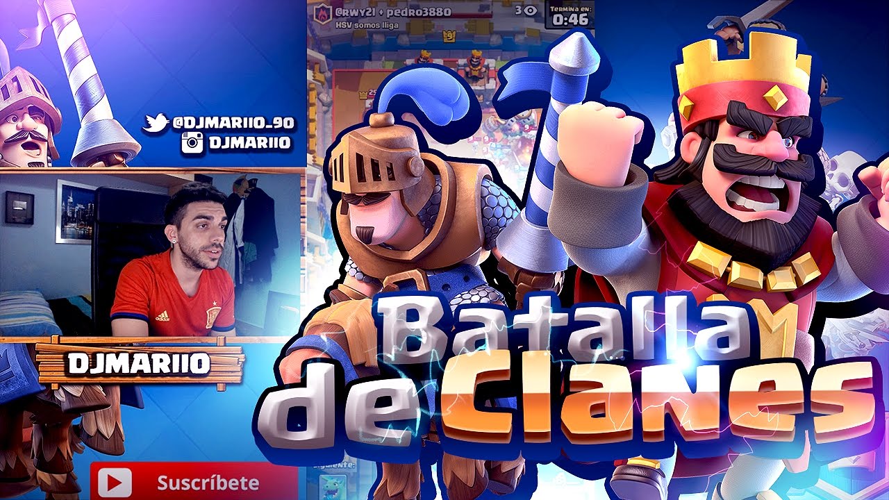 BATALLA DE CLANES 2 VS 2 EN CLASH ROYALE !!