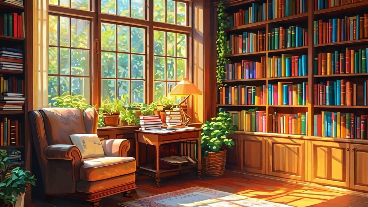 📚 Cozy Bookshelf Lofi | 1 Hour Study & Focus Music