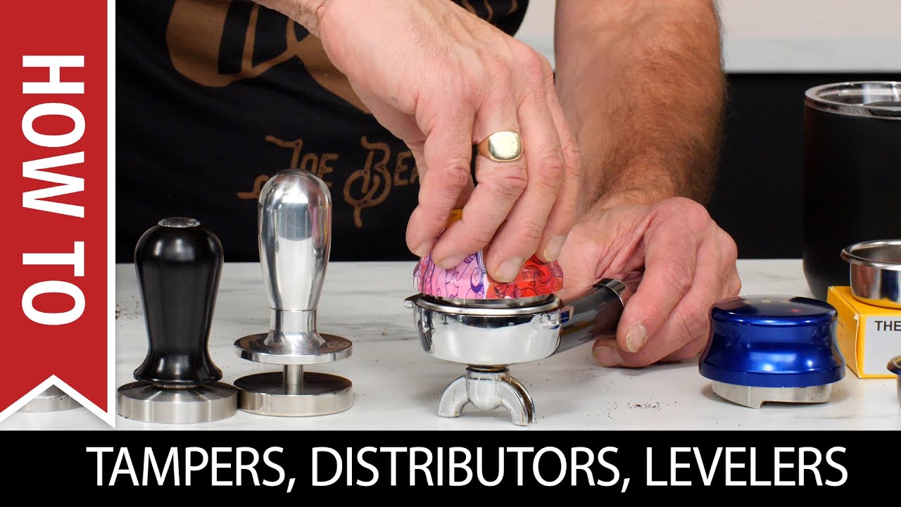 How To: Espresso Tampers Distributors Levelers