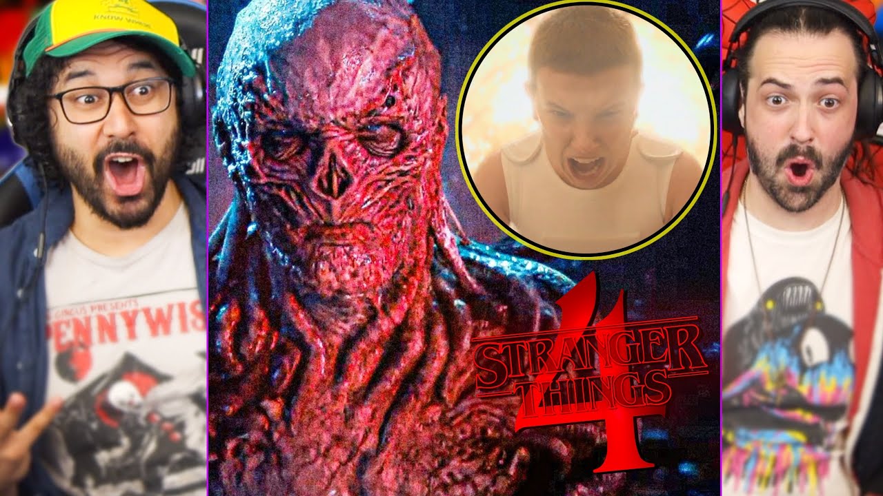 STRANGER THINGS 4 TRAILER REACTION!! Netflix | Official Trailer | Breakdown