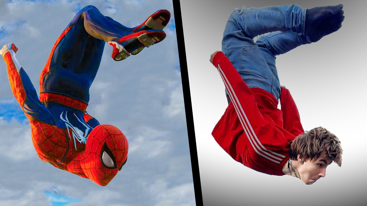 Spiderman Saltá v Realite