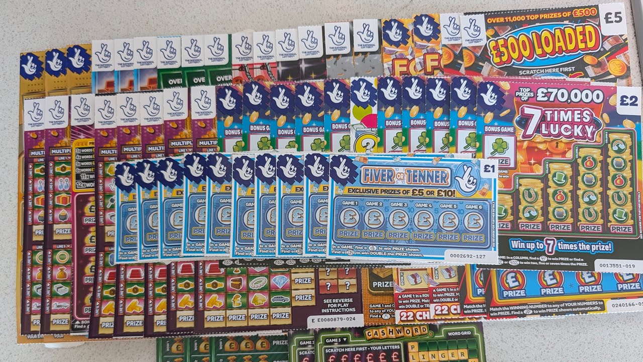 &pound;150 massive mix of UK Allwyn National Lottery Scratch Cards plus subscriber competition results