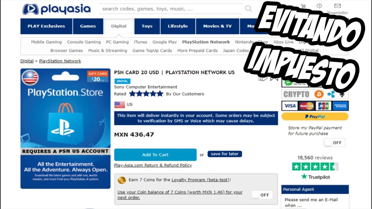 Comprar Juegos sin impuesto PlayStation (¿PlayAsia es confiable?)