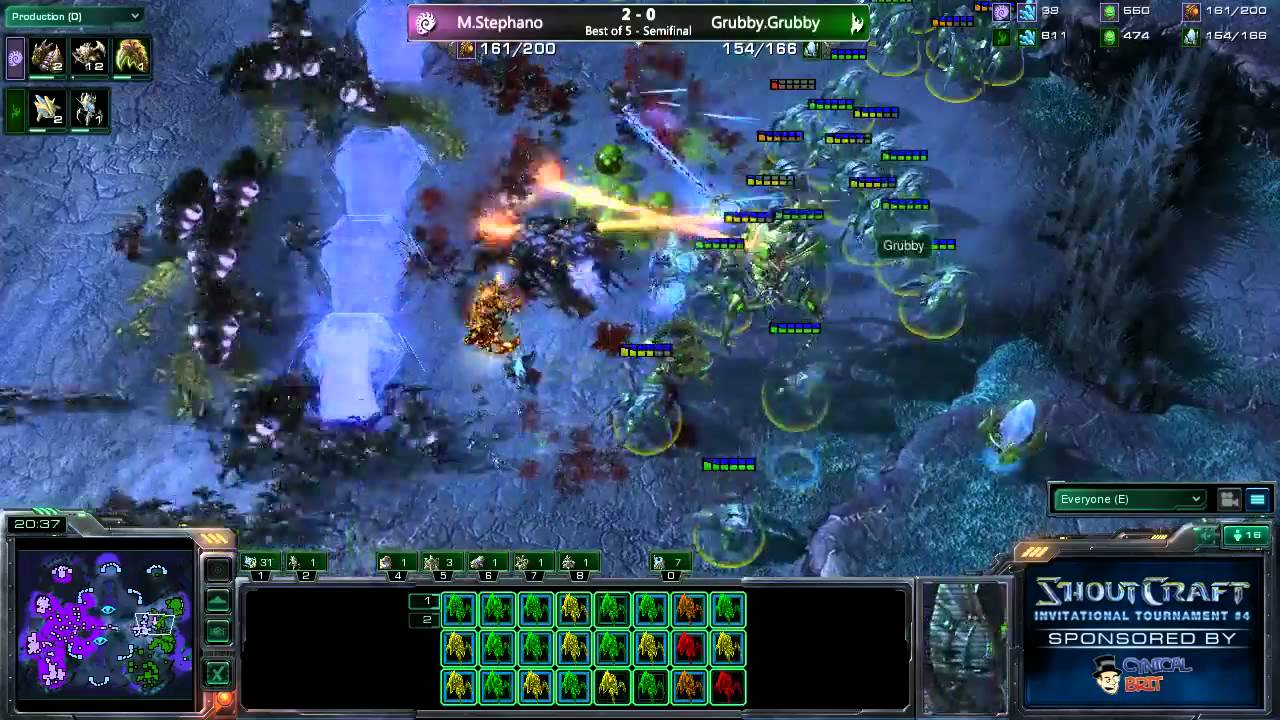 ► SHOUTcraft - SCi4 - RO4 : Grubby vs Stephano G3