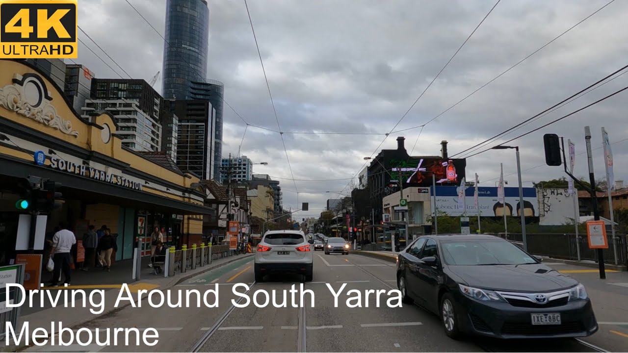 Driving Around South Yarra | Melbourne Australia | 4K UHD