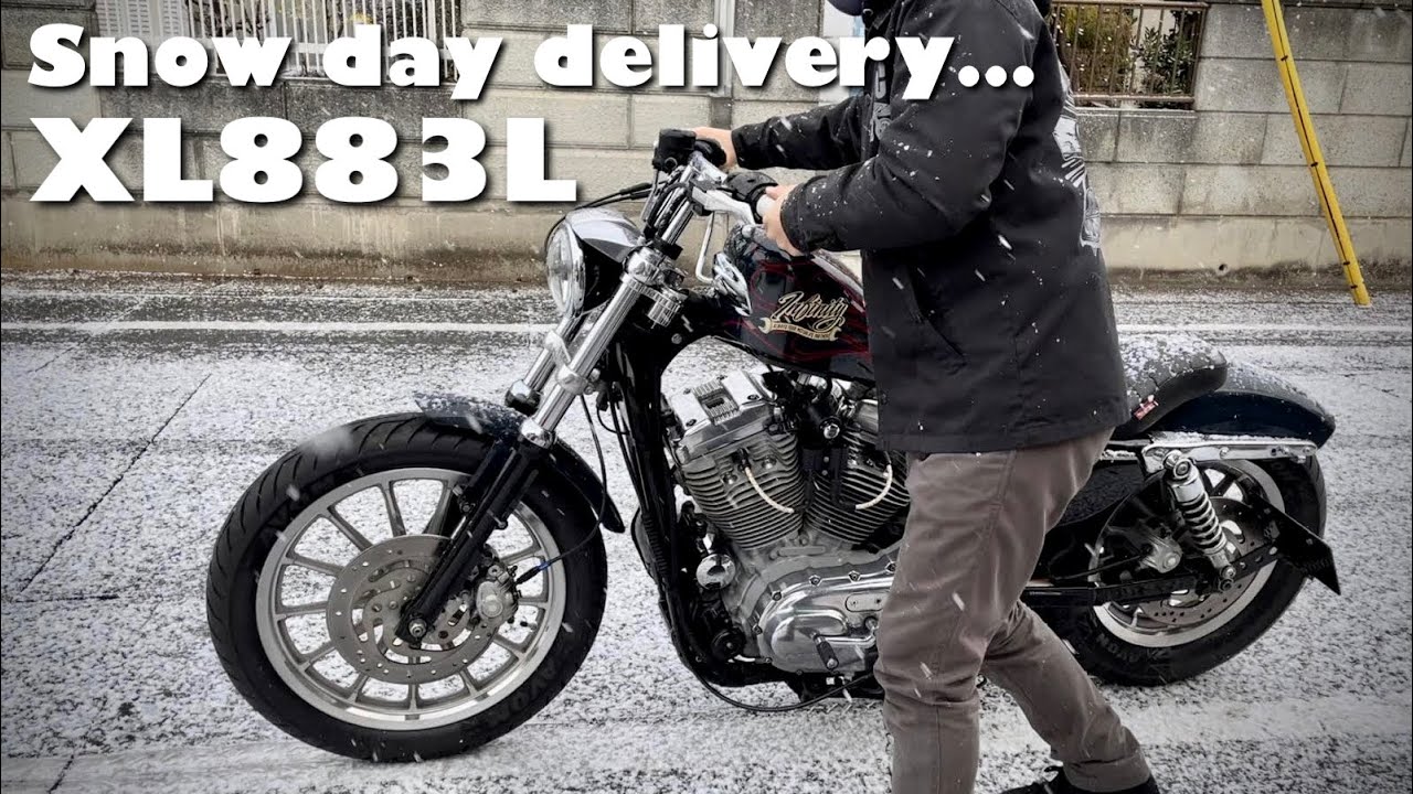【インジェクションスポーツ乗り必見！】XL883Lのタンク下配線を無くす！ 出荷整備 まさかの雪納車…Eliminate under-tank wiring in injection sports!
