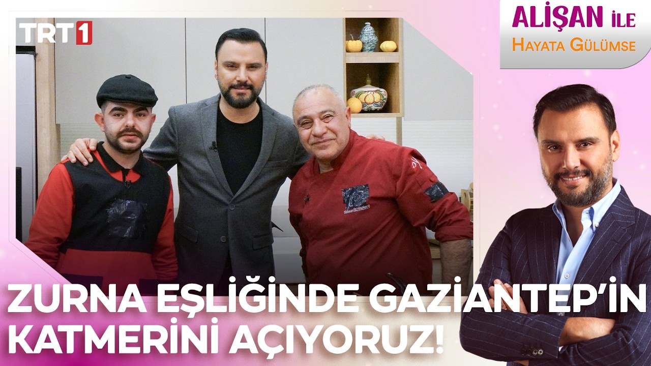 Zurna eşliğinde Gaziantep'in meşhur katmerini açıyoruz! | #AlişanileHayataGülümse
