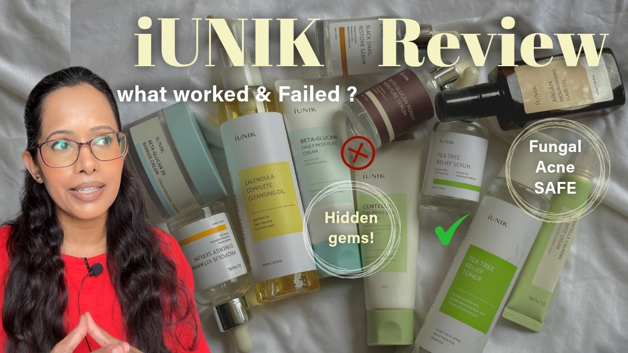 Emptied Korean skincare products from iunik : what actually works & is worth buying for #acneskin 