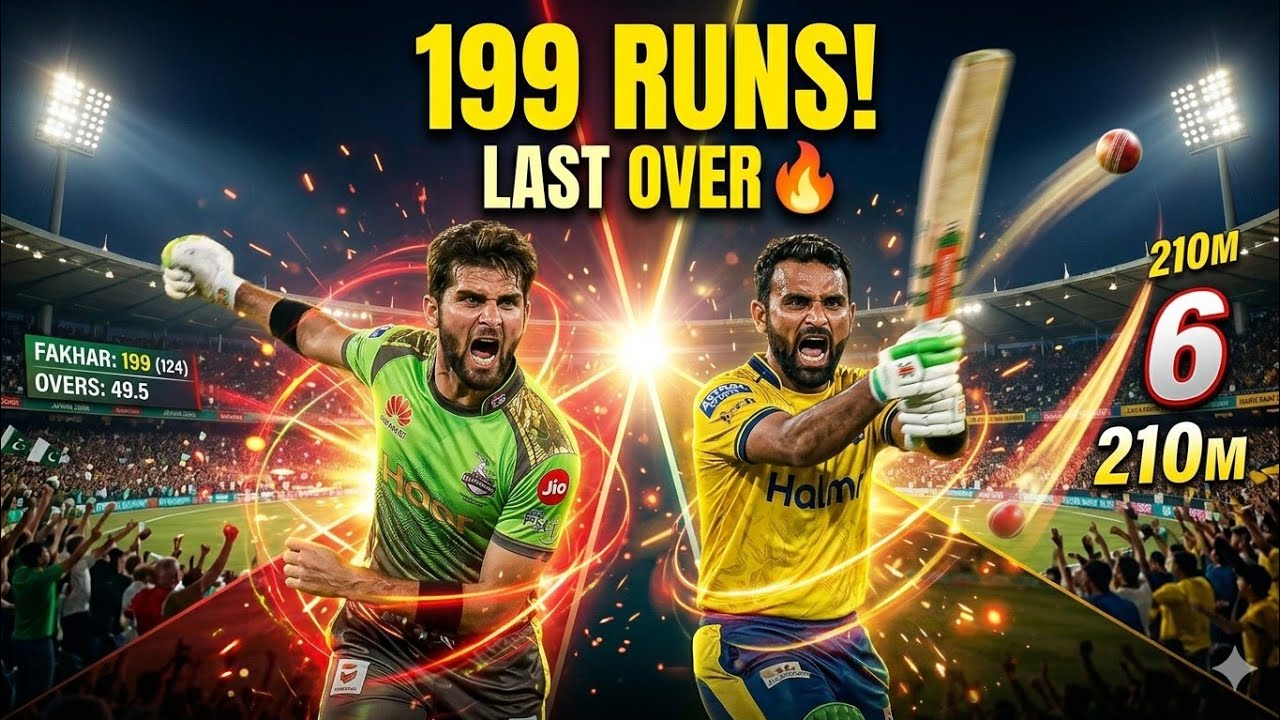 Fakhar Zaman&rsquo;s Explosive 50 & Last Over Madness! 🔥 PSL Highlights