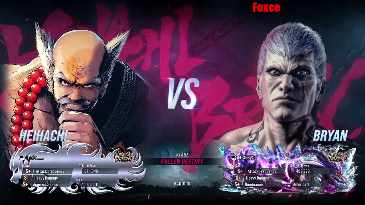 MY Offensive Bryan goes crazy against Heihachi Mishima