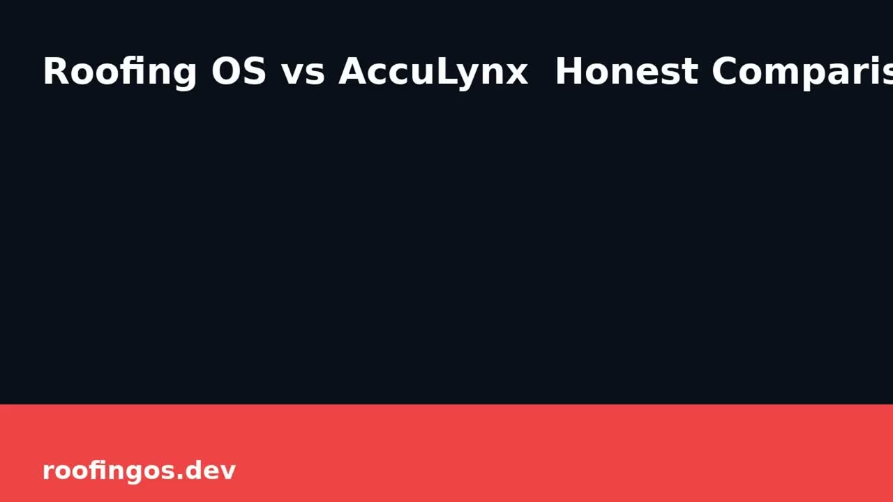 Roofing OS vs AccuLynx: Honest Comparison From a Contractor (Not a Salesman)