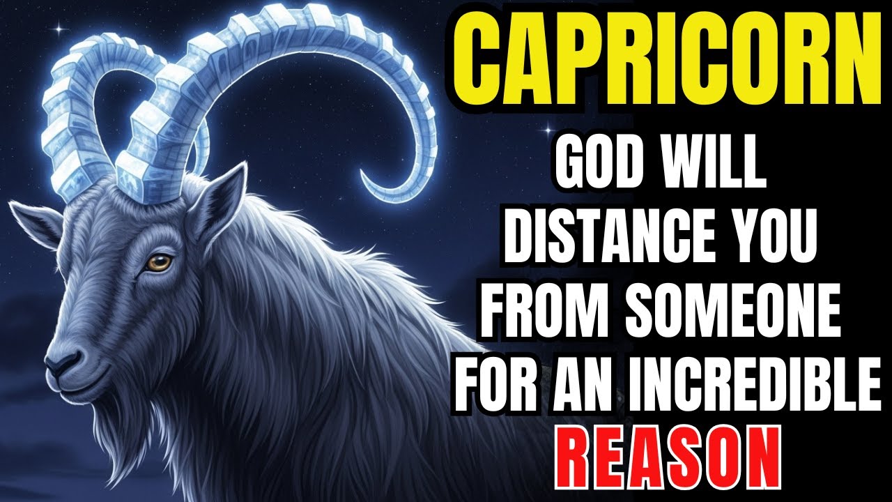 ♑💥 CAPRICORN – GOD WILL DISTANCE YOU FROM SOMEONE FOR AN INCREDIBLE REASON