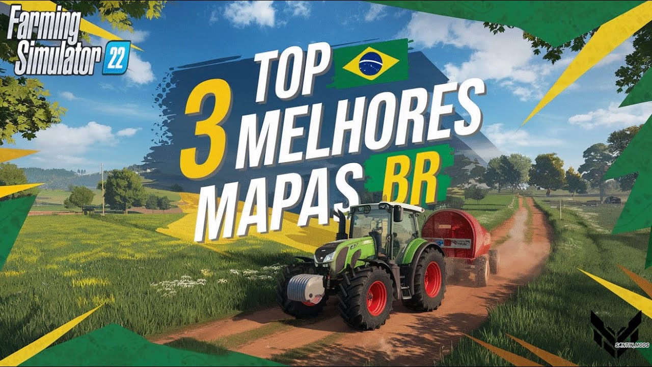 Top 3 Melhores Mapas Brasileiros no FS22 !! Confira agora .