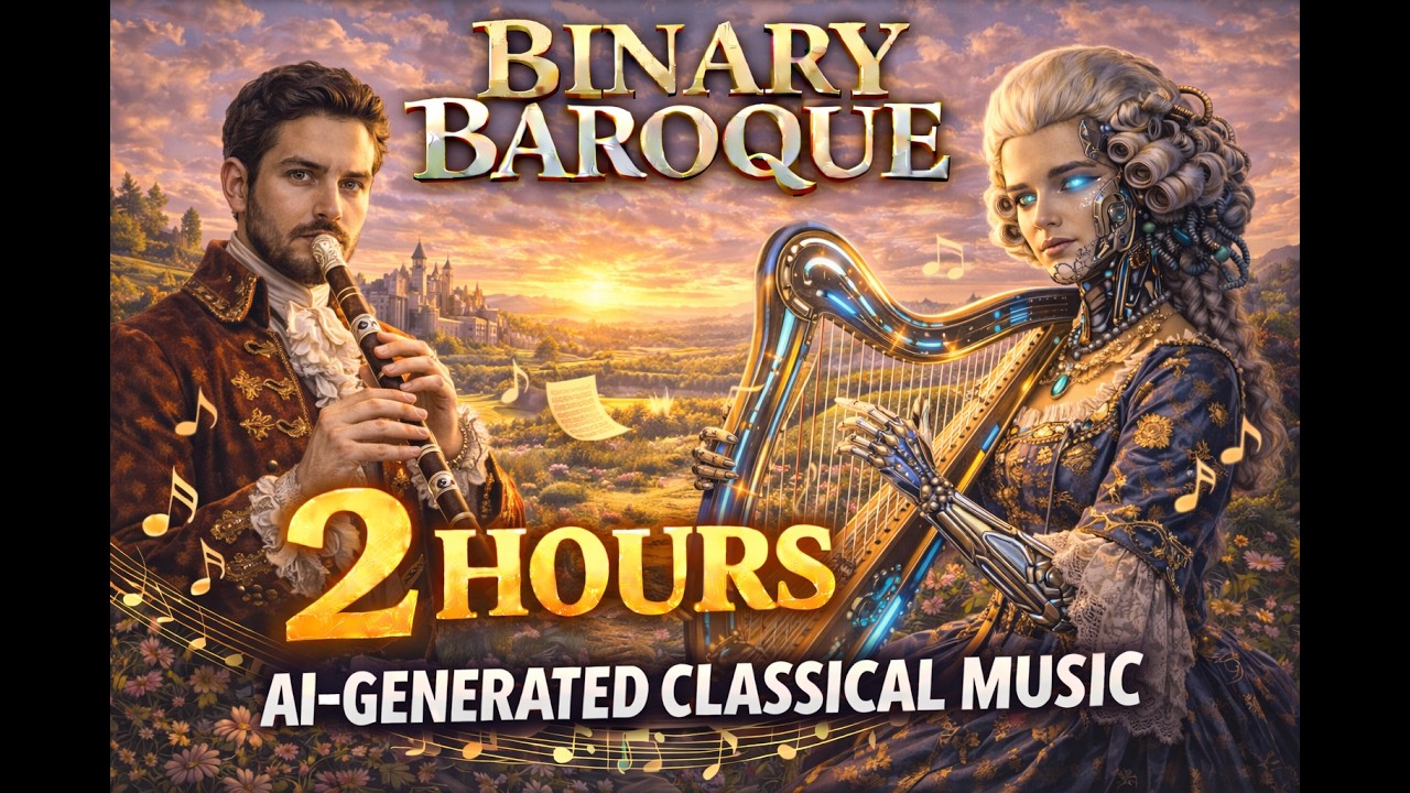 2 Hours AI-generated classical music