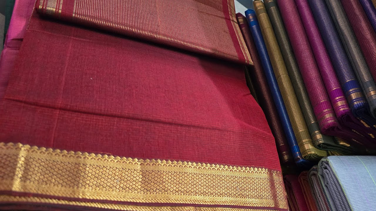 Mangalagiri Cotton Sarees#checks Pattu,73375 13324