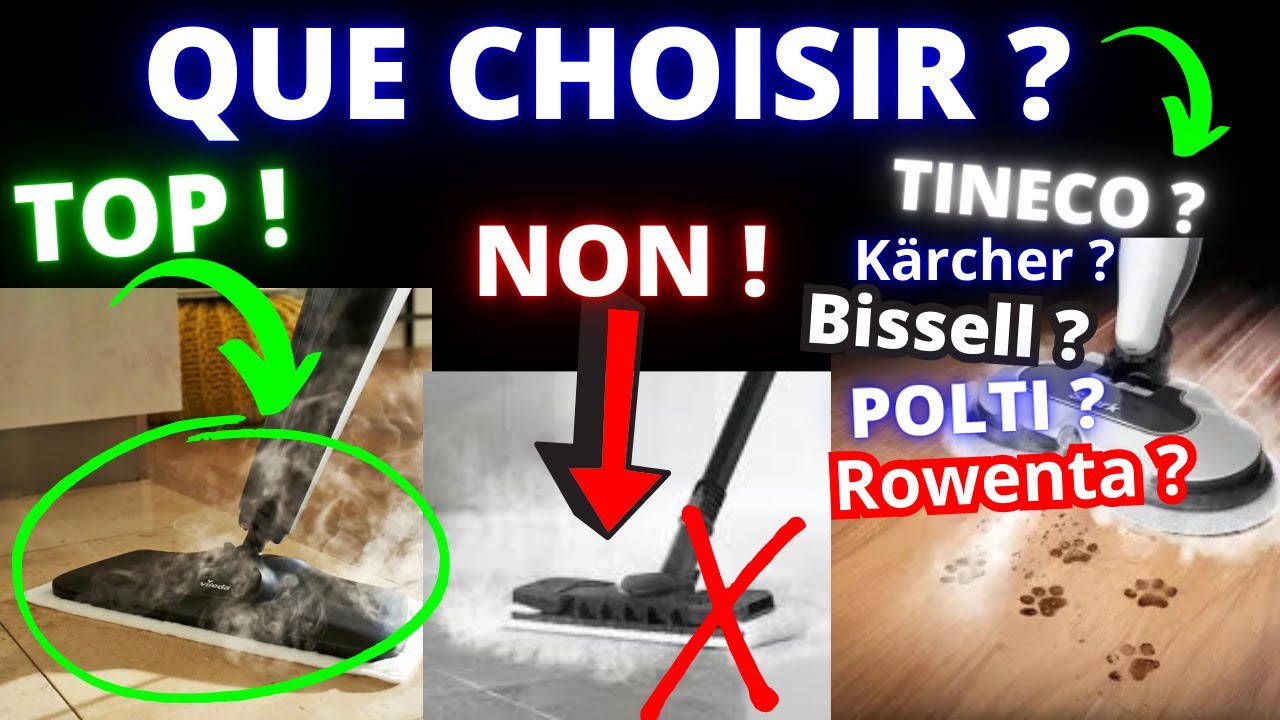 Aspirateur Laveur Nettoyeur OU balai vapeur Injecteur Extracteur Shampouineuse Bissell Tineco Polti