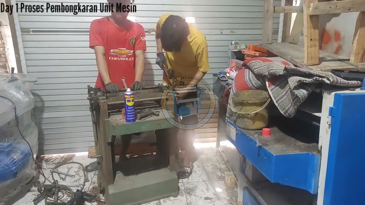 Pengerjaan Mesin Single Planer 41 Type AN16