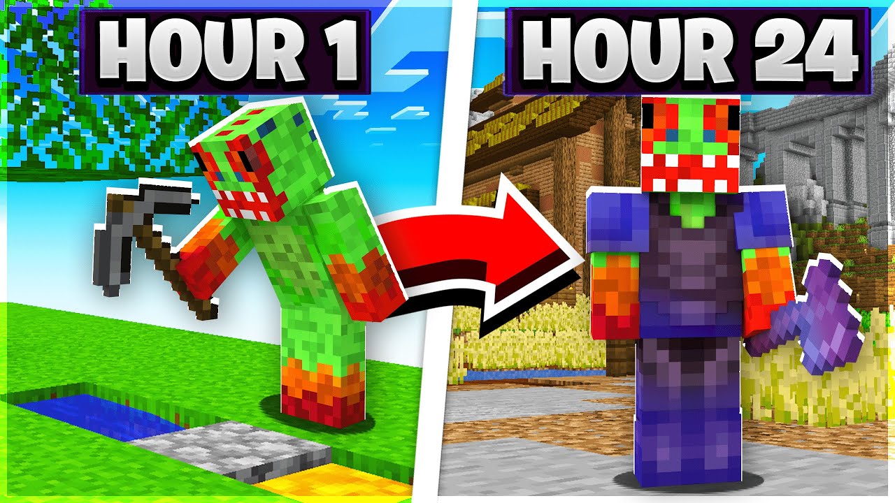 THE BEST START IN MINECRAFT SKYBLOCK! AkumaMC #1