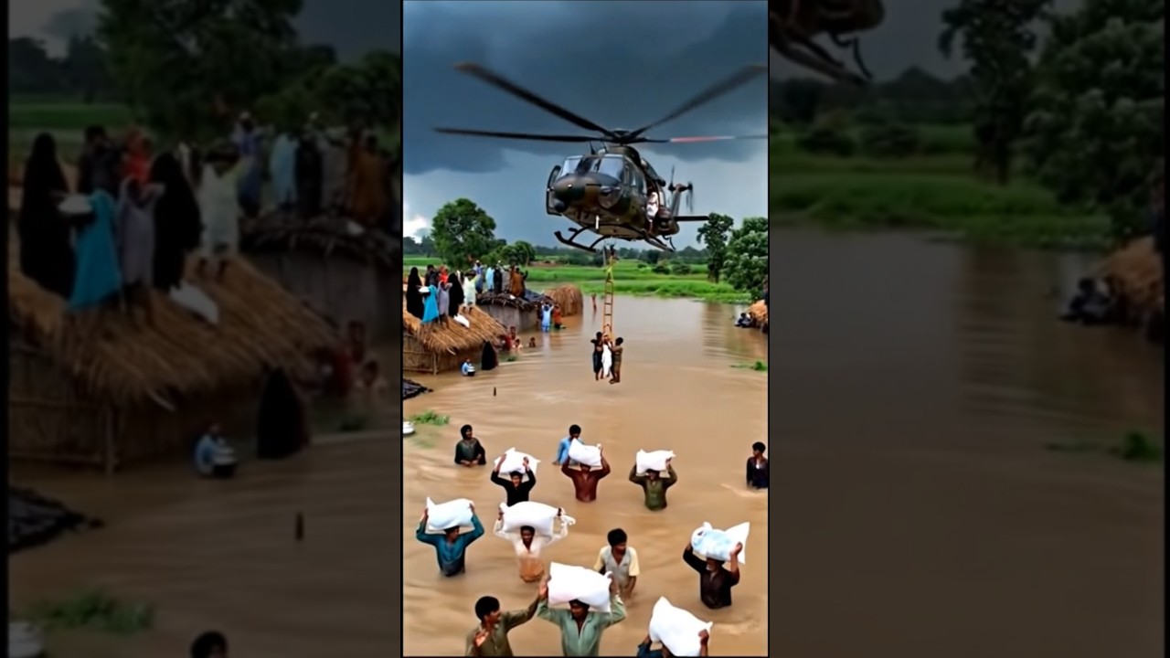 Flood Relief & Rescue Operation for Villagers 🙏 | 
