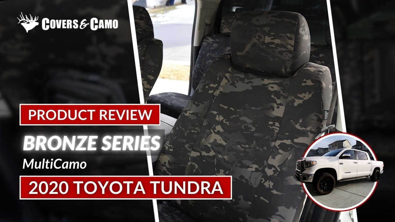 Чехлы на сиденья MultiCamo - бронзовая серия | Toyota Tundra 2020 | Чехлы и камуфляж