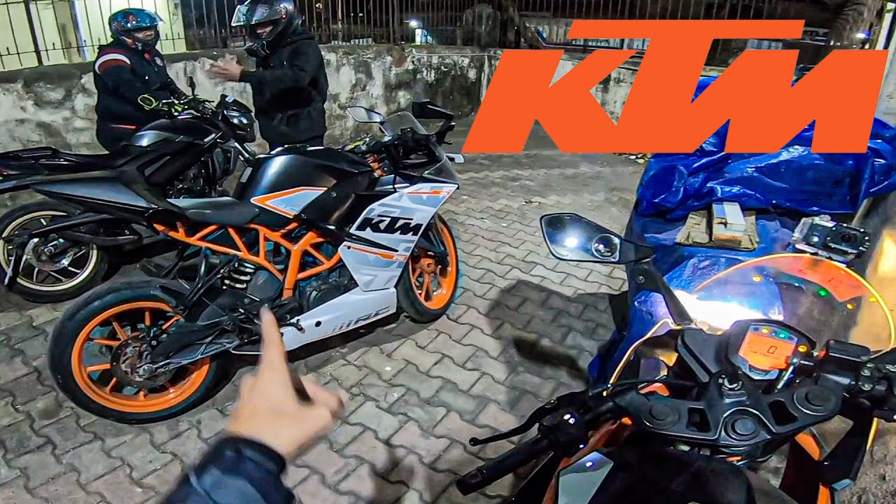 BS3 VS BS4 KTM RC 390 HIGH SPEED CORNERING FUN