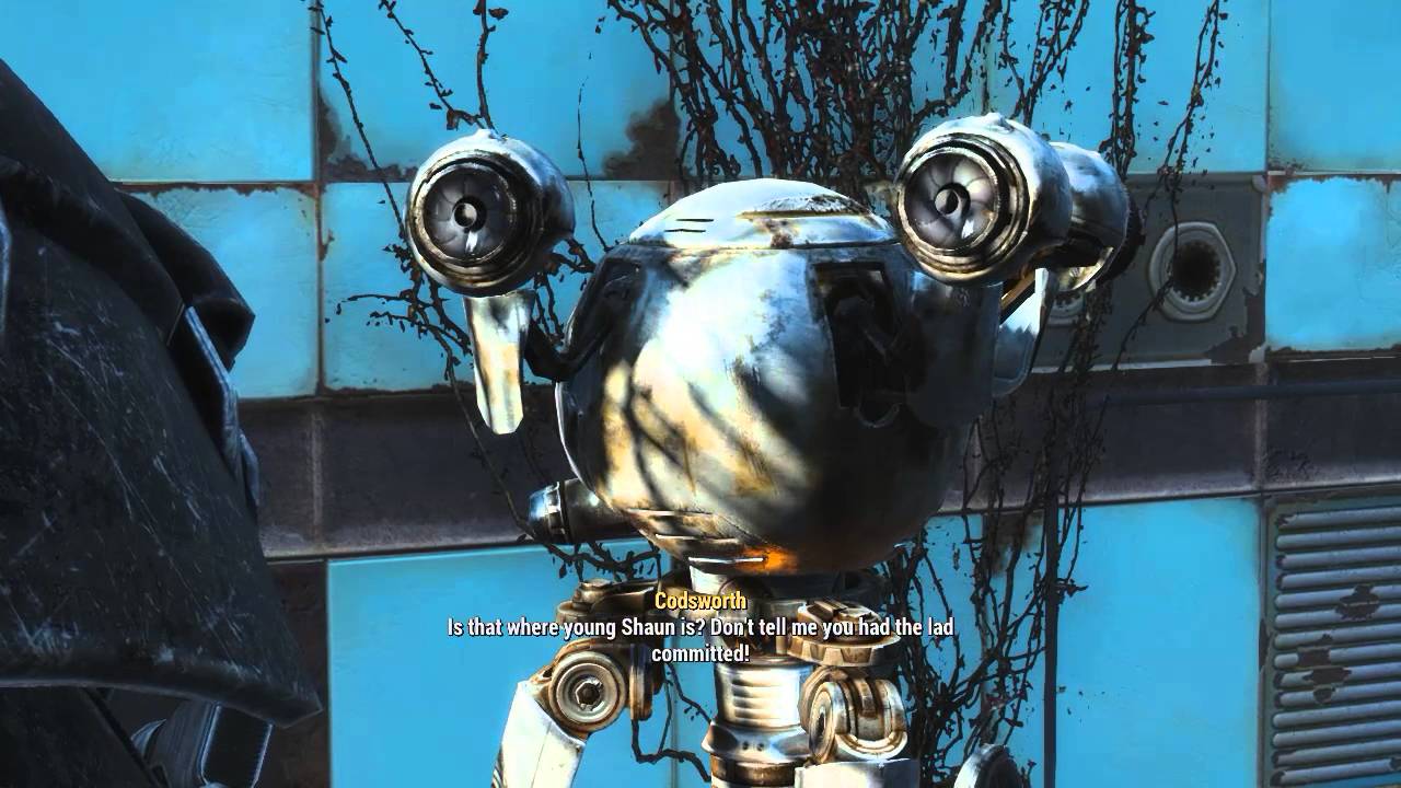 Fallout 4 - Codsworth's reaction if you met Shaun