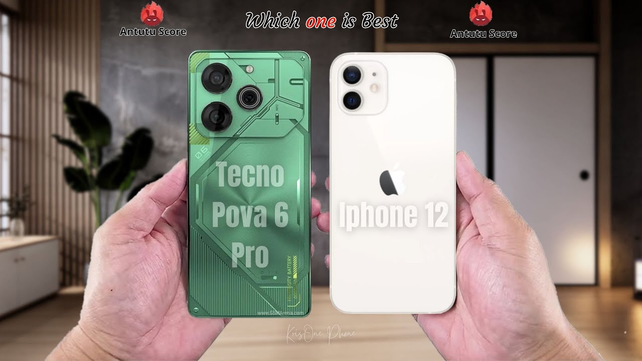 Tecno Pova 6 Pro vs Iphone 12  Full comparison ⚡Which one is Best