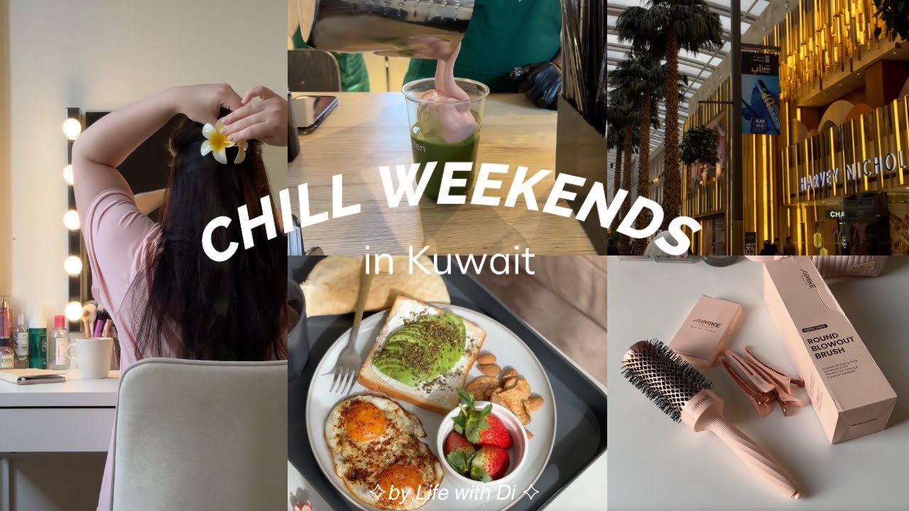 Relaxing Weekend in Kuwait 🌴 | morning routines, outdoor dates, winter in the Middle East | Vlog
