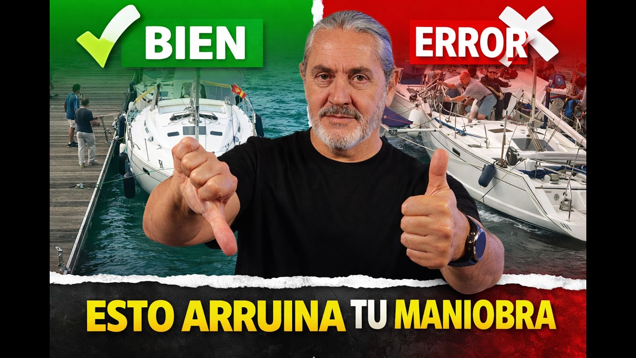 BIEN vs MAL atracando un velero (errores reales)