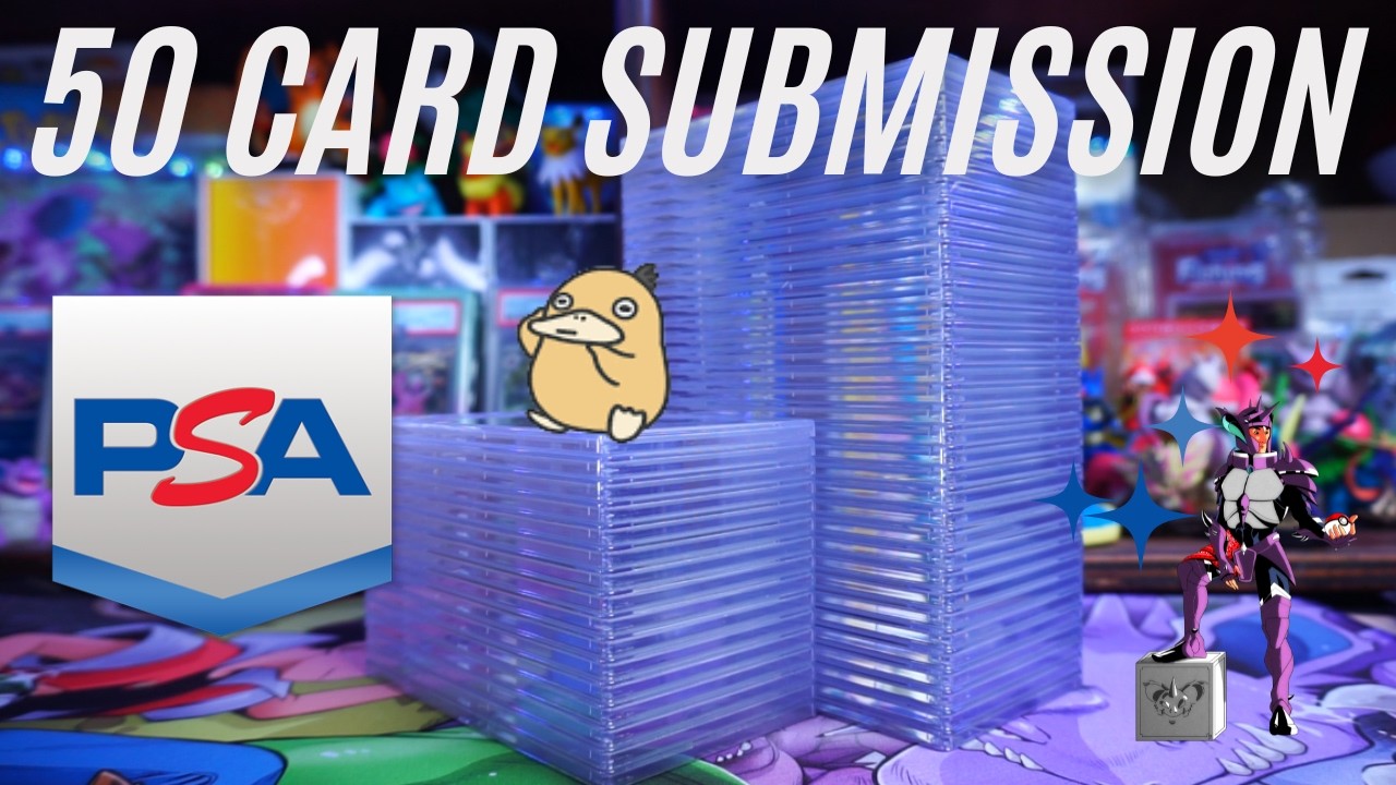 PSA Returns 100 Card Submission Part 1 #pokemon #psasubmission