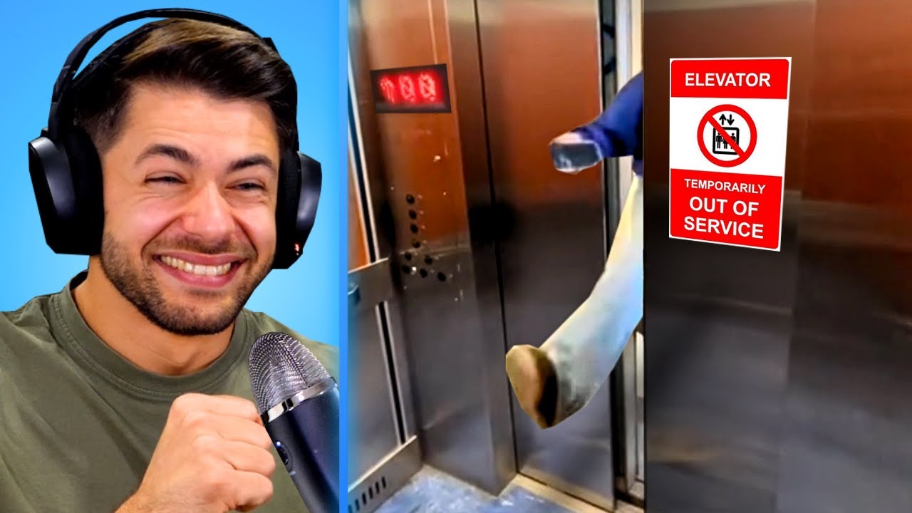 LES PLUS GROS FAIL D'ASCENSEUR 😂 (React Drole)