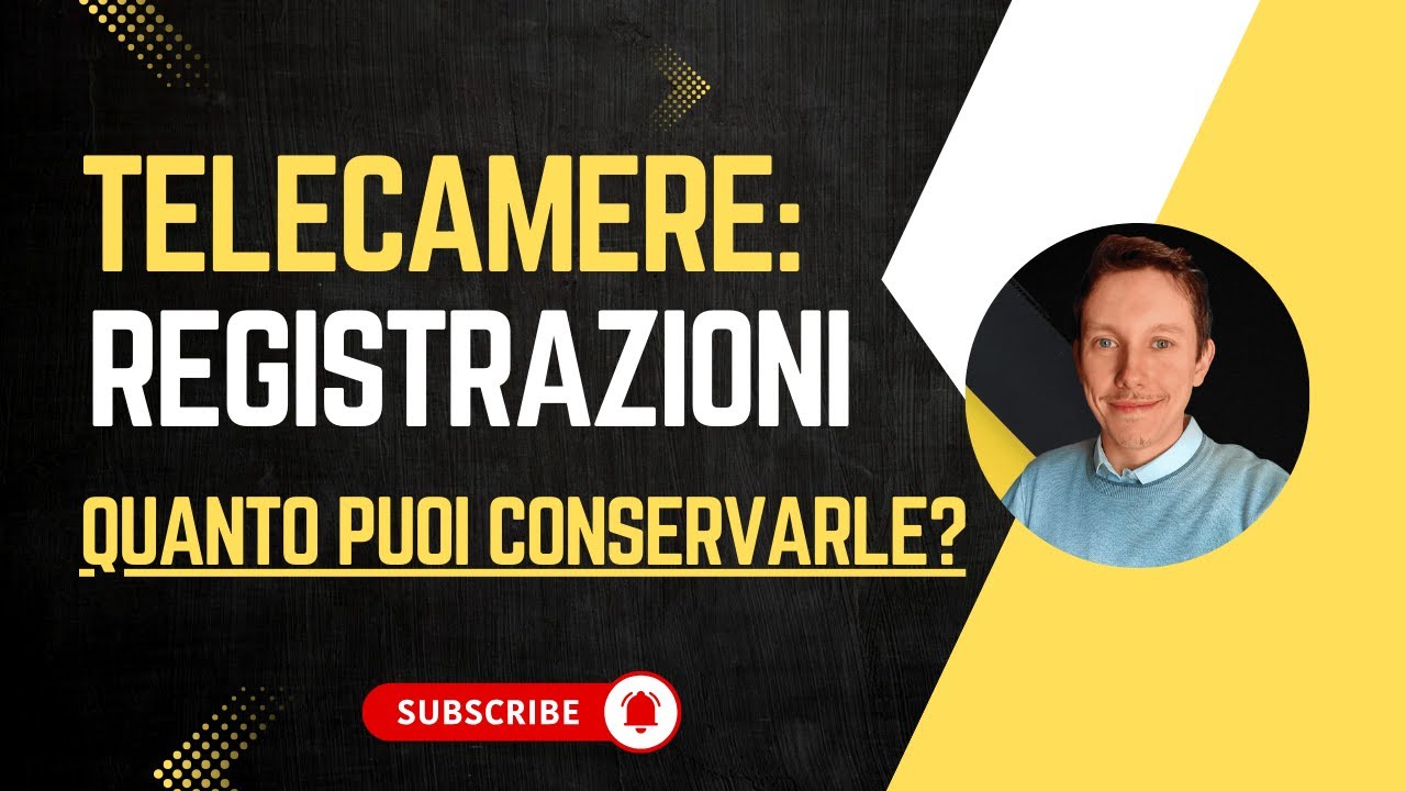 TELECAMERE DI SICUREZZA: PER QUANTO CONSERVARE I VIDEO? | Guida per Aziende e Negozi