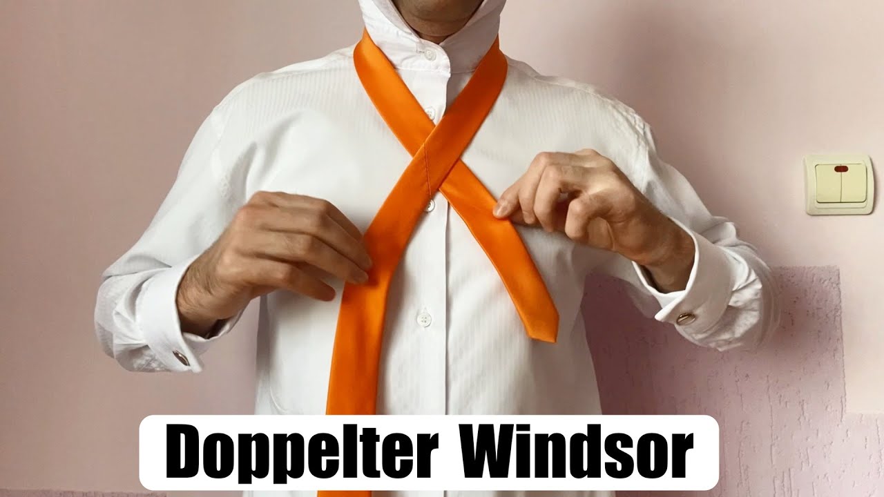 Krawatte binden - Doppelter Windsor