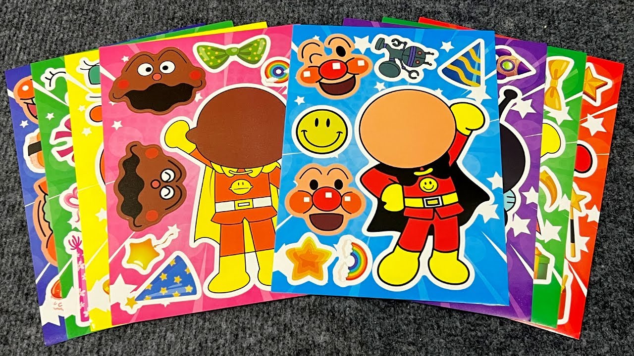 25 Minutes Satisfying🚽Decorate with Sticker Book Anpanman✨🎄Unicorn Paper