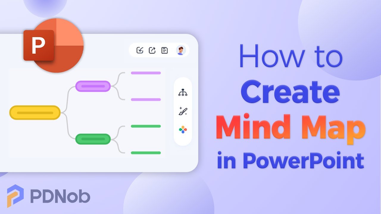 [Tutorial] How to Create Mind Map in PowerPoint & PDNob Mind Map
