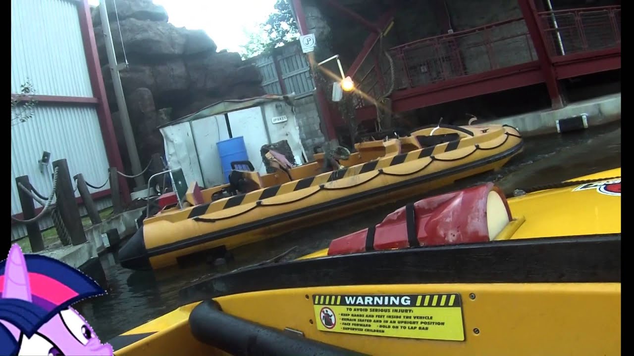 Ponies on Jurassic Park River Adventure