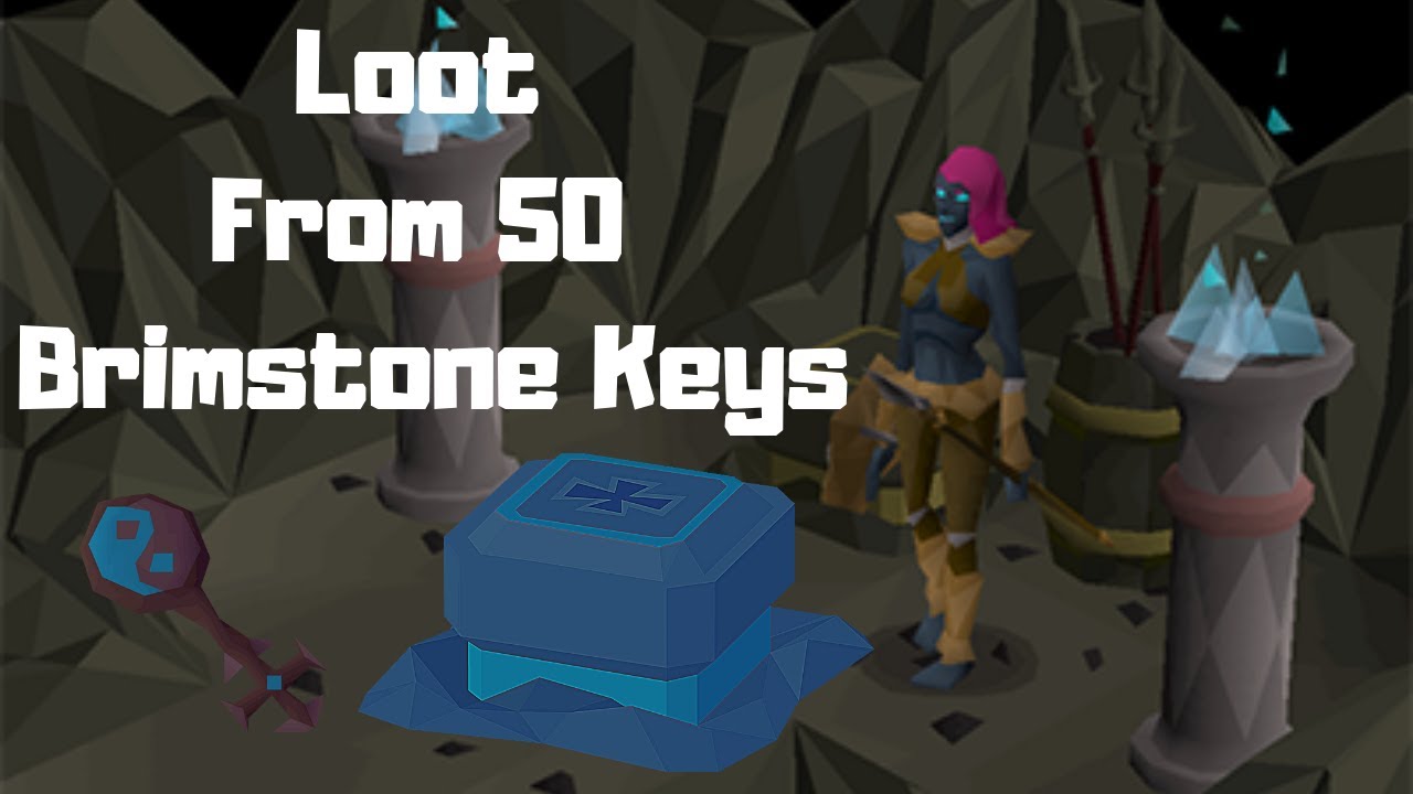 Loot From 50 Brimstone Keys! Epic Loot!