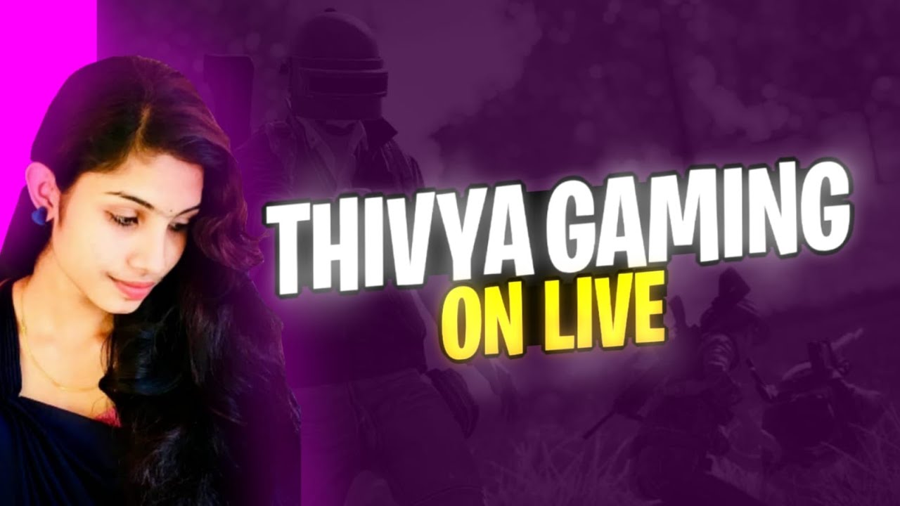 🔴PUBG BGMI live TAMIL GIRL gameplay with  FACE CAM - THIVYA is live #bgmi #girlgamer #facecam #pubg