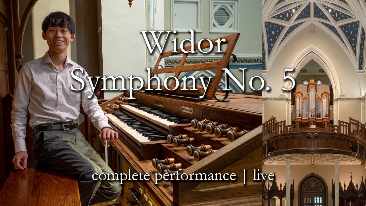 Charles-Marie Widor - Symphony No. 5 in F minor (complete)