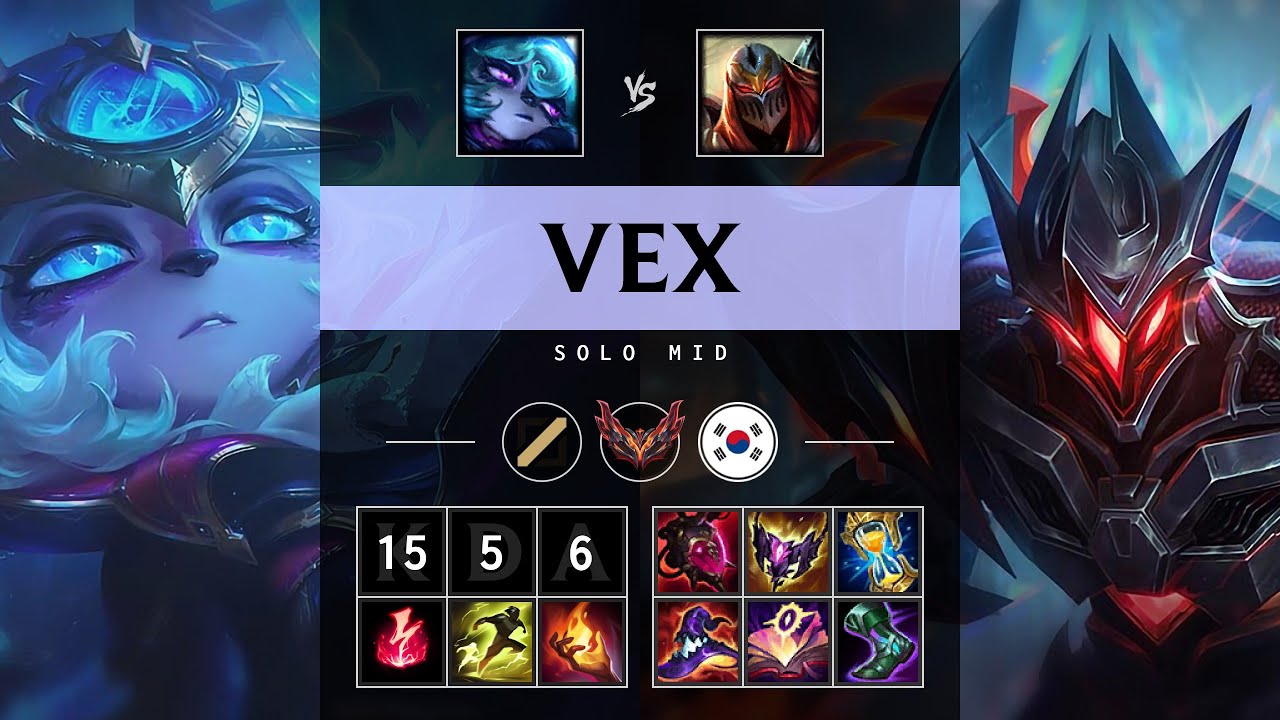 Vex Mid vs Zed - KR Grandmaster Patch 25.13